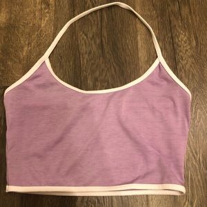 Light purple Crop Top